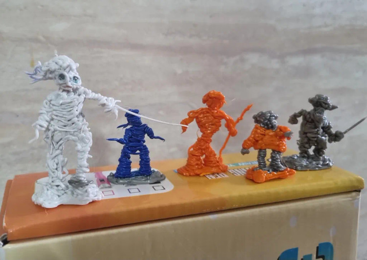قلم طراحی سه بعدی 3D PEN-2 اورجینال | نمایشگر دار با تنظیم سرعت و فیلامنت PLA و