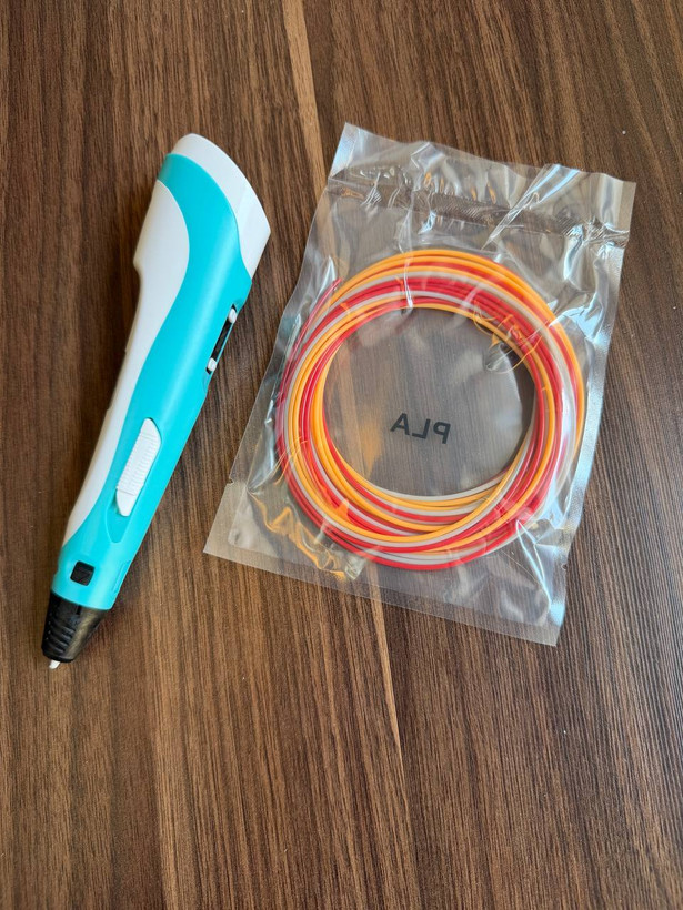 قلم طراحی سه بعدی 3D PEN-2 اورجینال | نمایشگر دار با تنظیم سرعت و فیلامنت PLA و
