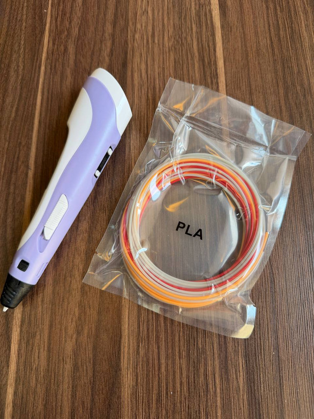 قلم طراحی سه بعدی 3D PEN-2 اورجینال | نمایشگر دار با تنظیم سرعت و فیلامنت PLA و