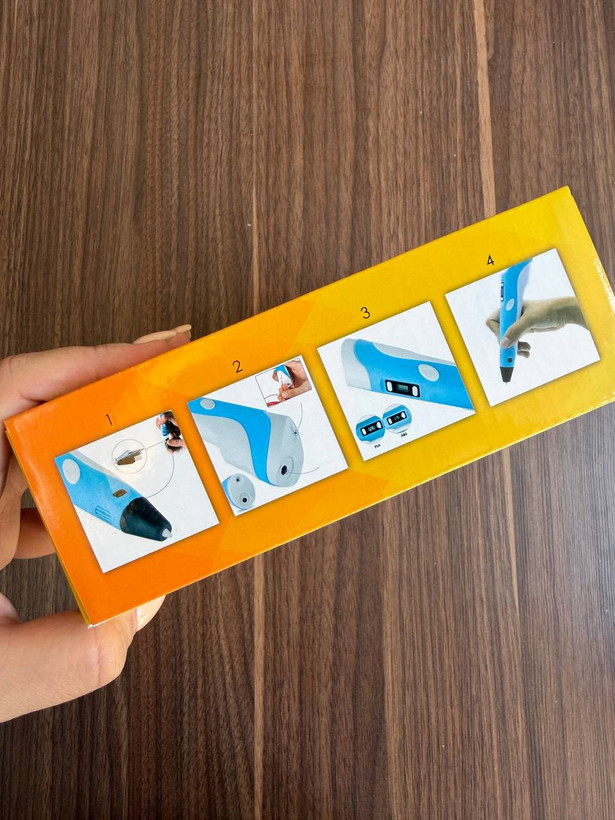 قلم طراحی سه بعدی 3D PEN-2 اورجینال | نمایشگر دار با تنظیم سرعت و فیلامنت PLA و